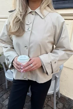 AvaIC Kort Trenchcoat