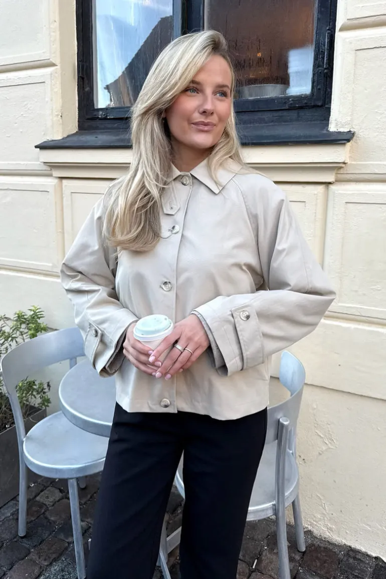 AvaIC Kort Trenchcoat